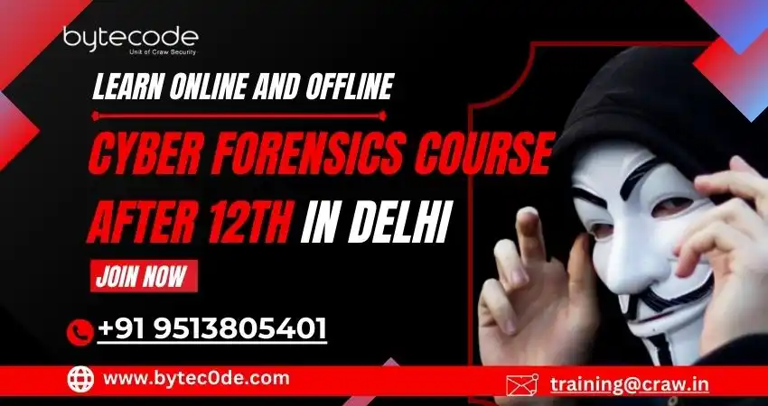 cyber forensics course after 12th