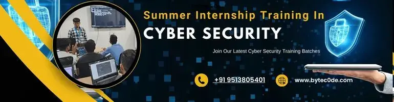 Summer Internship Training In cyber security